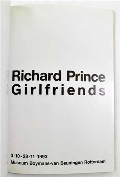 Richard Prince | Girlfriends (1993) | MutualArt