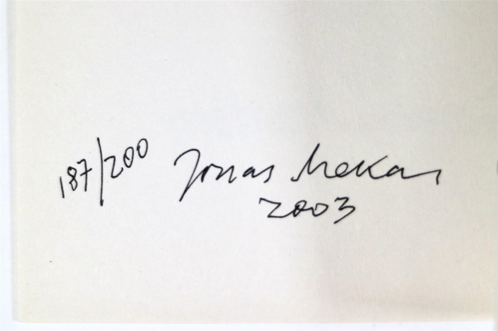 Artwork by Jonas Mekas, Artists' Book, Made of black marker