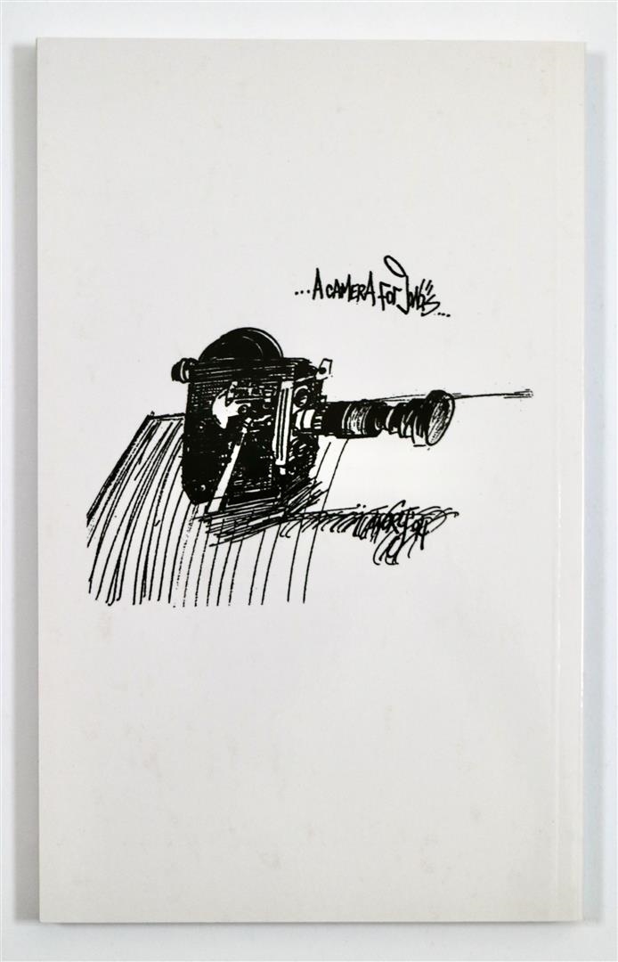 Artwork by Jonas Mekas, Artists' Book, Made of black marker