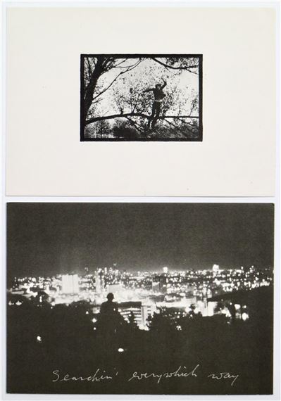 (1) Bas Jan Ader, Broken Fall (organic).2) Bas Jan Ader, In Search of the Miraculous - Bas Jan Ader