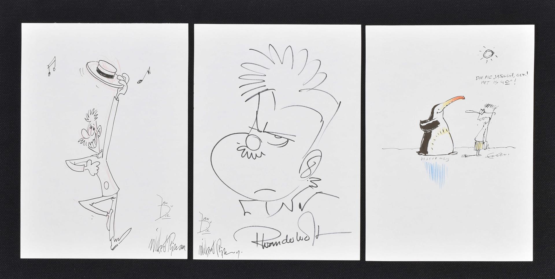 Copyright | Original comic drawings, collection of ten | MutualArt