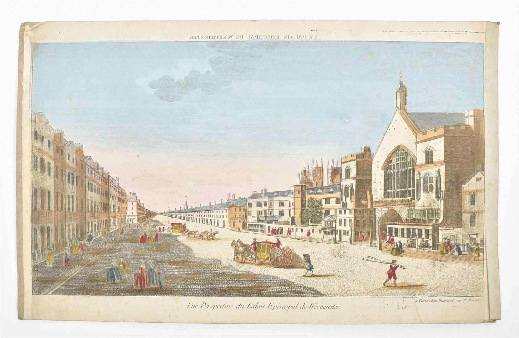 Artwork by Du Jardin, Optical views, lot of ten