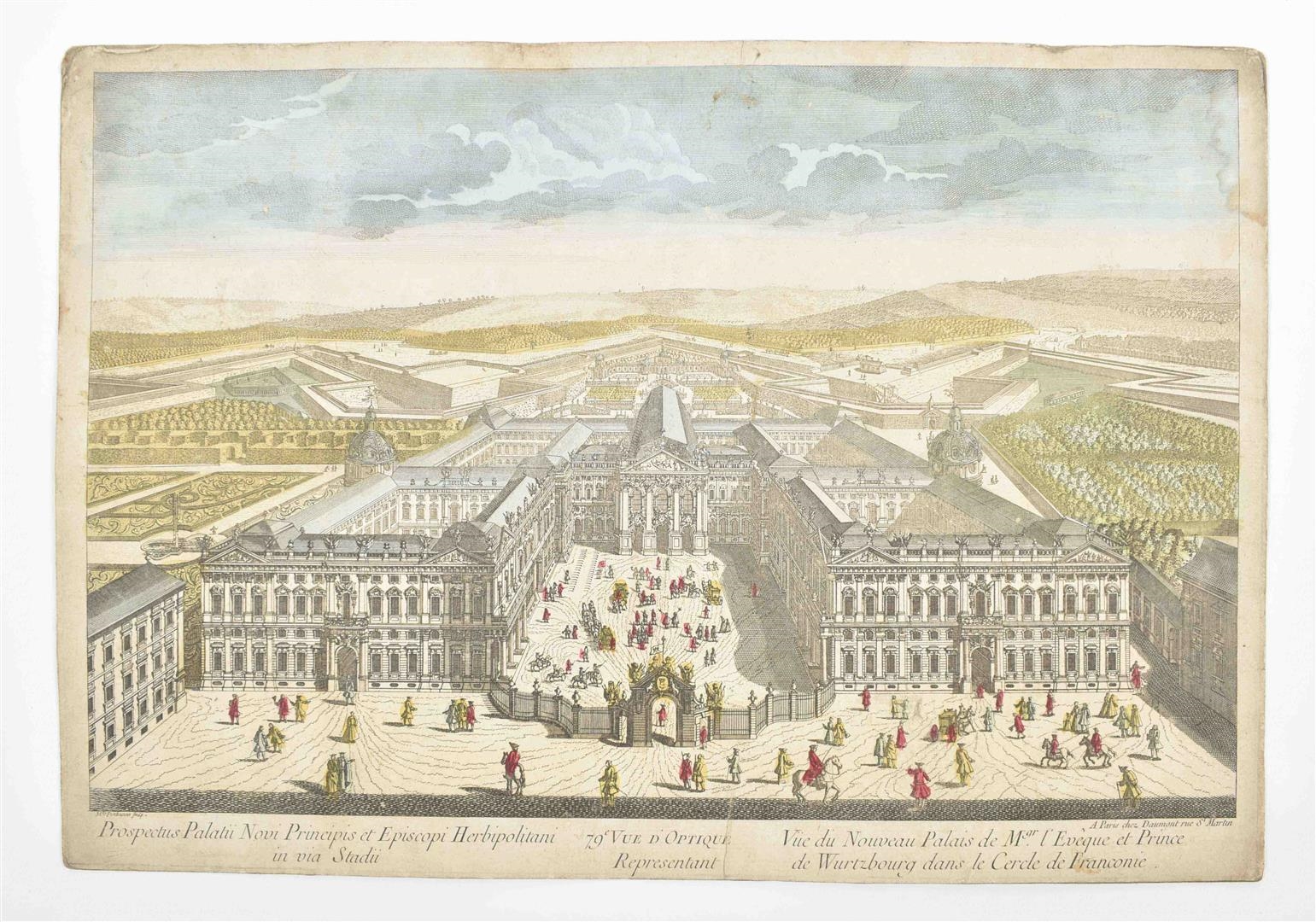 Artwork by Du Jardin, Optical views, lot of ten