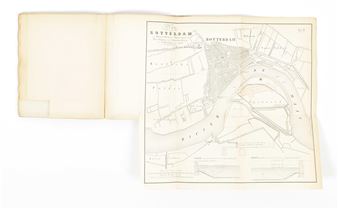 Rotterdam] Beijerinck, J.A. Verhandeling over de indijking en uitbreiding der stad Rotterdam - G. Simons