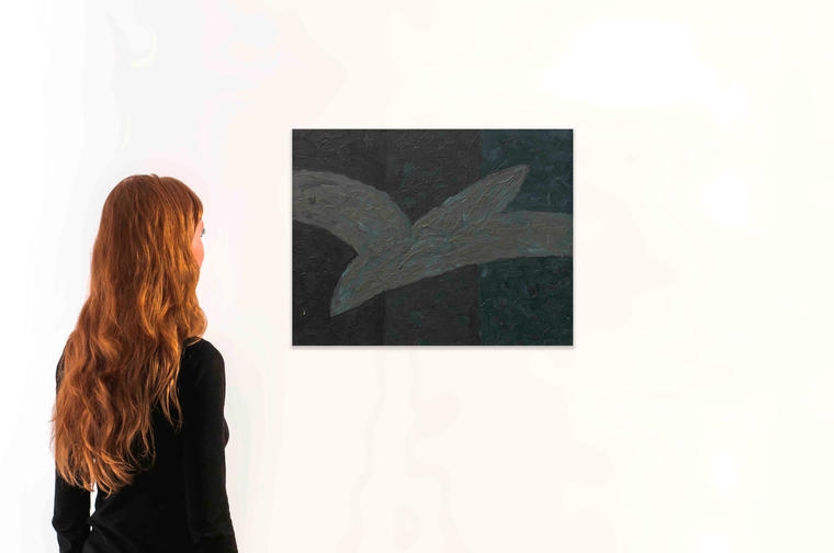 Artwork by Igor Makarevich, Gull, Made of oil on canvas