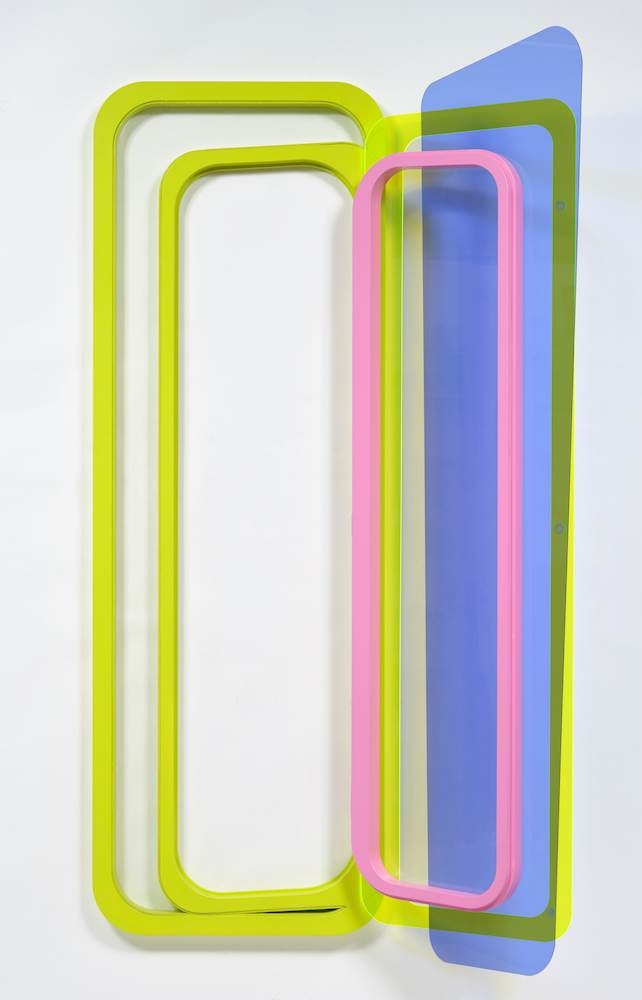 Artwork by Tobias Rehberger, FR 1, Made of Lacquer on MDF, acrylic glass