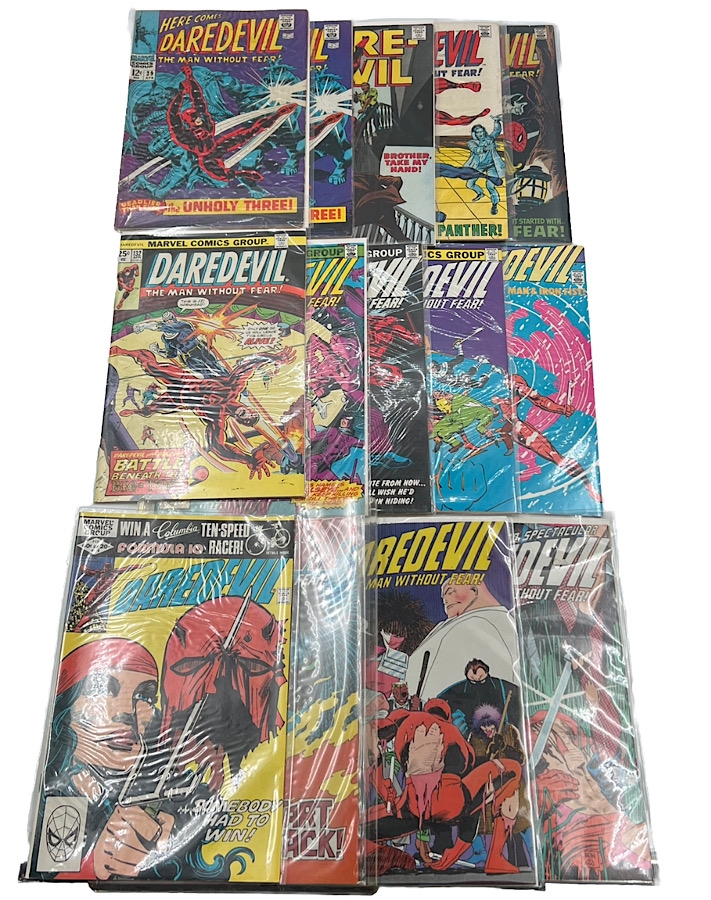 Frank Miller | Lot of 14 Daredevil Comics w/Key Issues (1968) | MutualArt