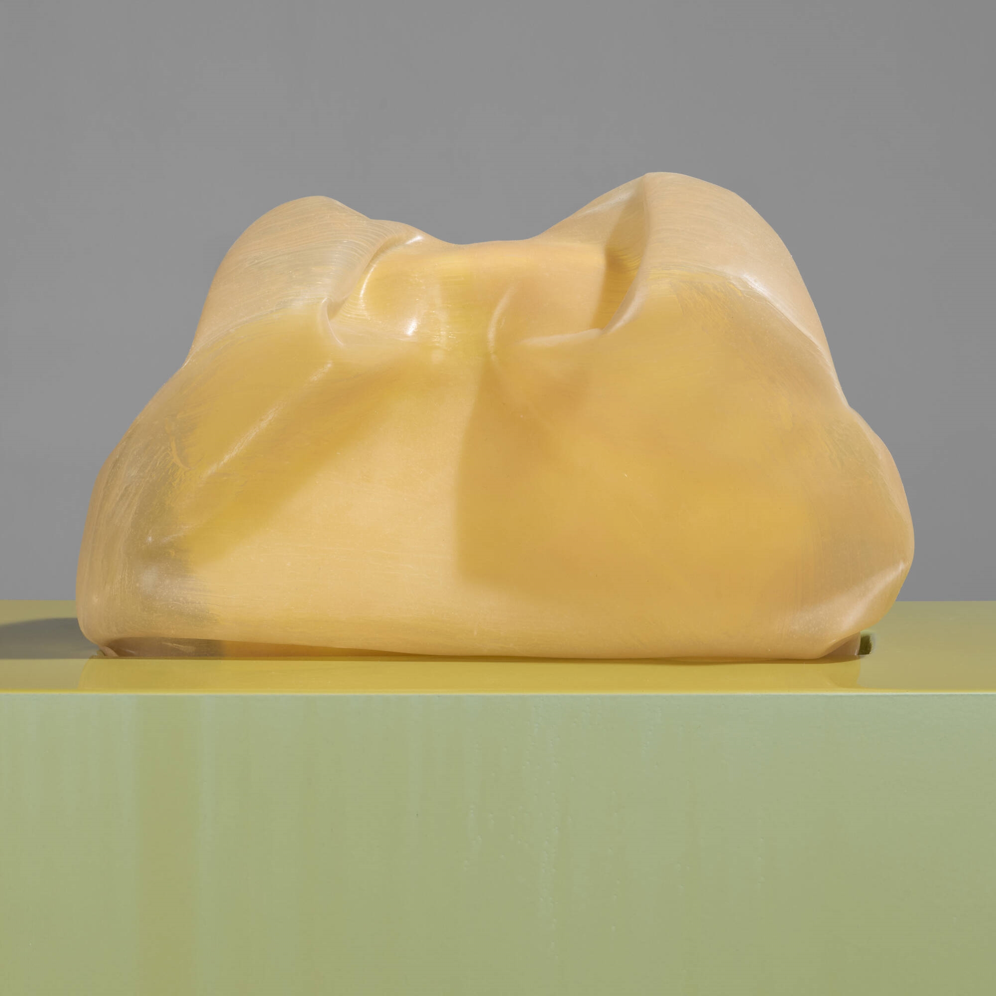 Artwork by Antoine Catala, Logo to Enhanced Communication, Made of silicone rubber, paint