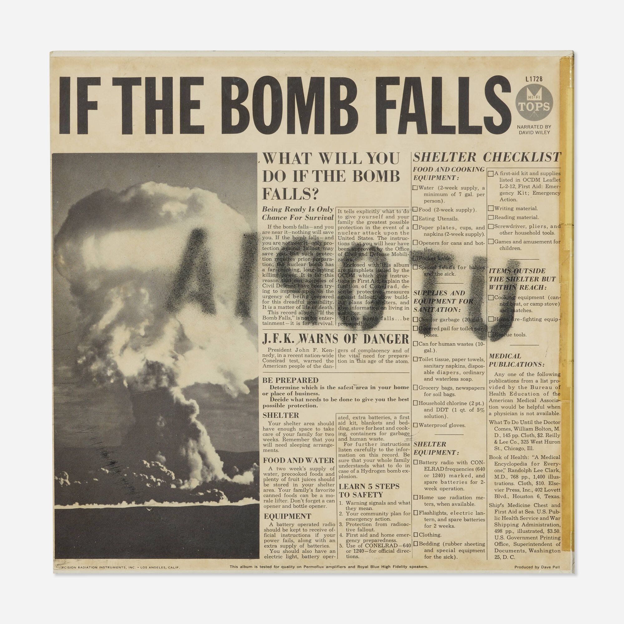 Adam Stennett | If The Bomb Falls- Utopia (double-sided) (2013) | MutualArt