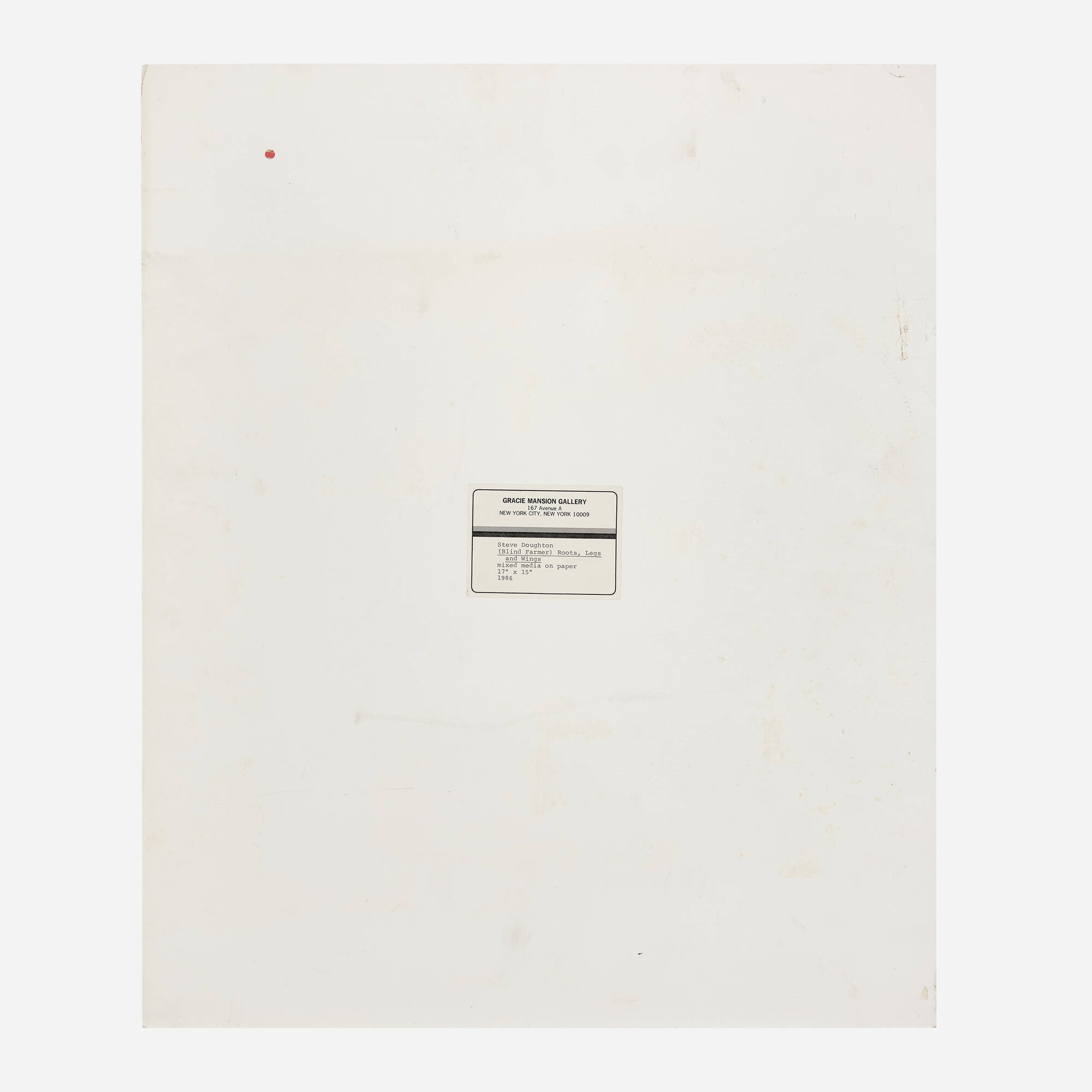 Artwork by Steven Doughton, (Blind Farmer) Roots, Legs and Wings, Made of pencil and gold ink on paper