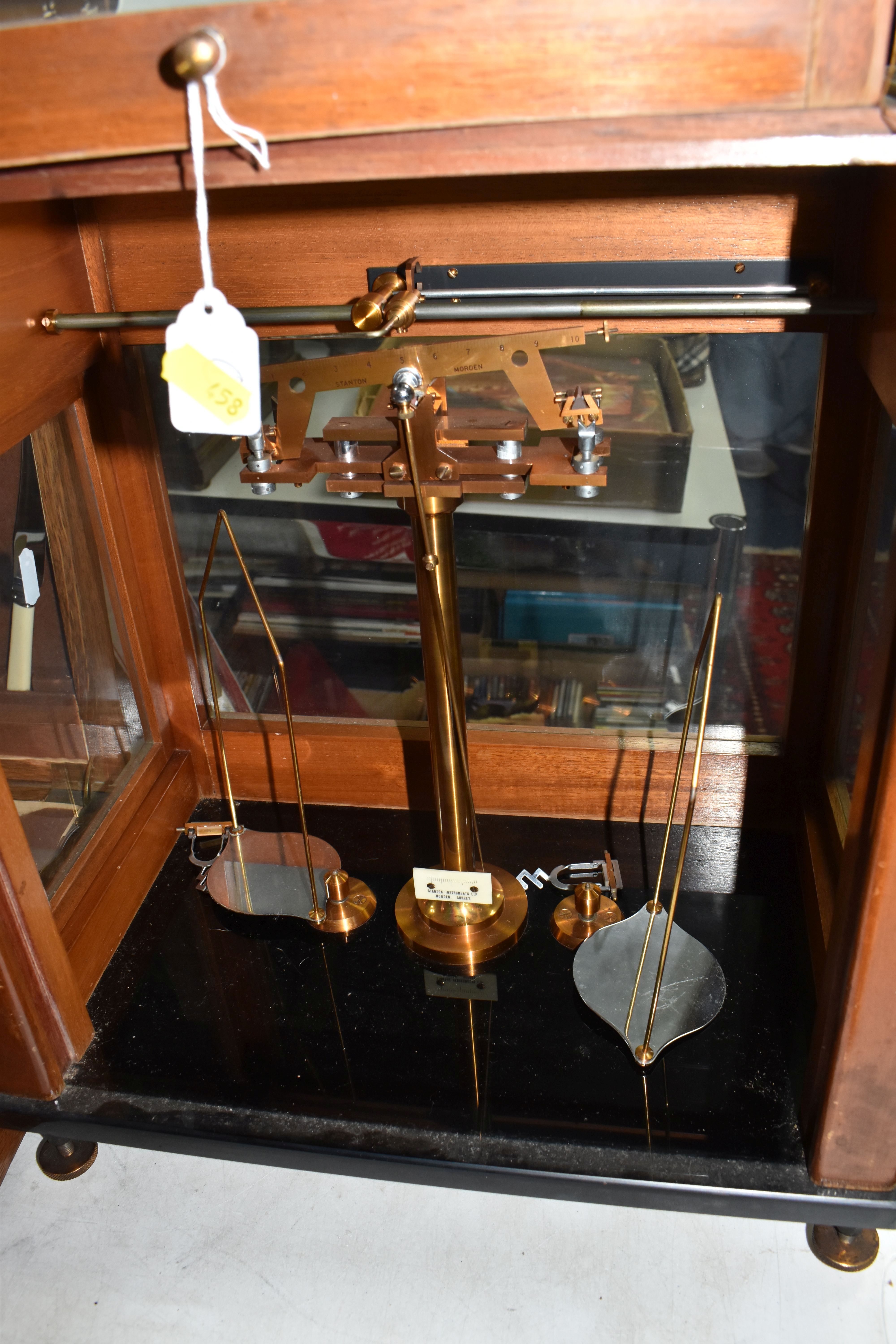 Sheffield | A GLAZED WOODEN CASED SET OF STANTON INSTRUMENTS ANALYTICAL ...