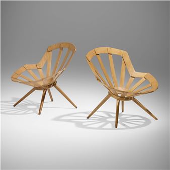 Lounge chairs, pair by Vittorio Gregotti, 1953