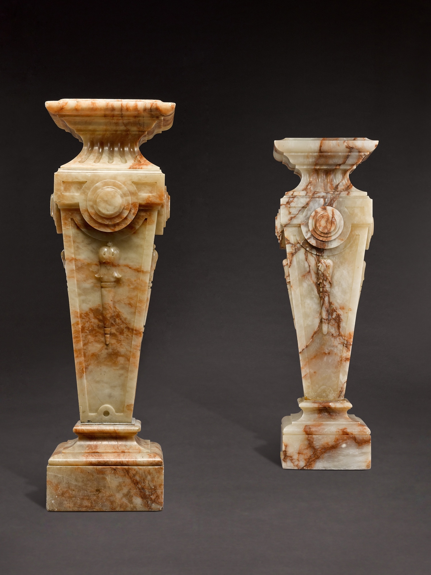 Belgian School, 20th Century | Pair of columns (Circa 1900) | MutualArt