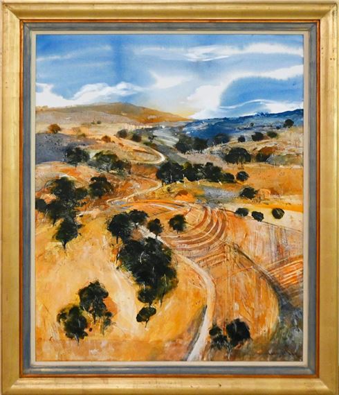 (LANDSCAPE WITH SUNSET) 1997 by Judith White, 1997
