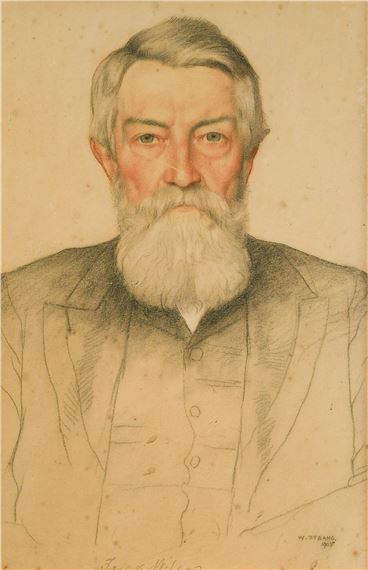Portrait of a man by William Strang