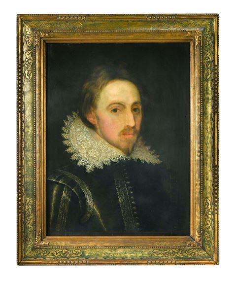 Portrait of a gentleman in a ruff and embroidered doublet - William Larkin