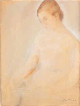 Female portrait , 1933 - Pierangelo Basorini