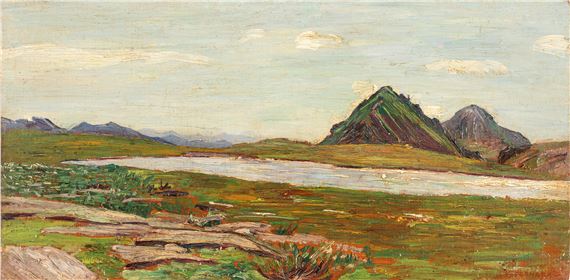 Lake Pane Latte (or Morning in the Alps by Carlo Fornara