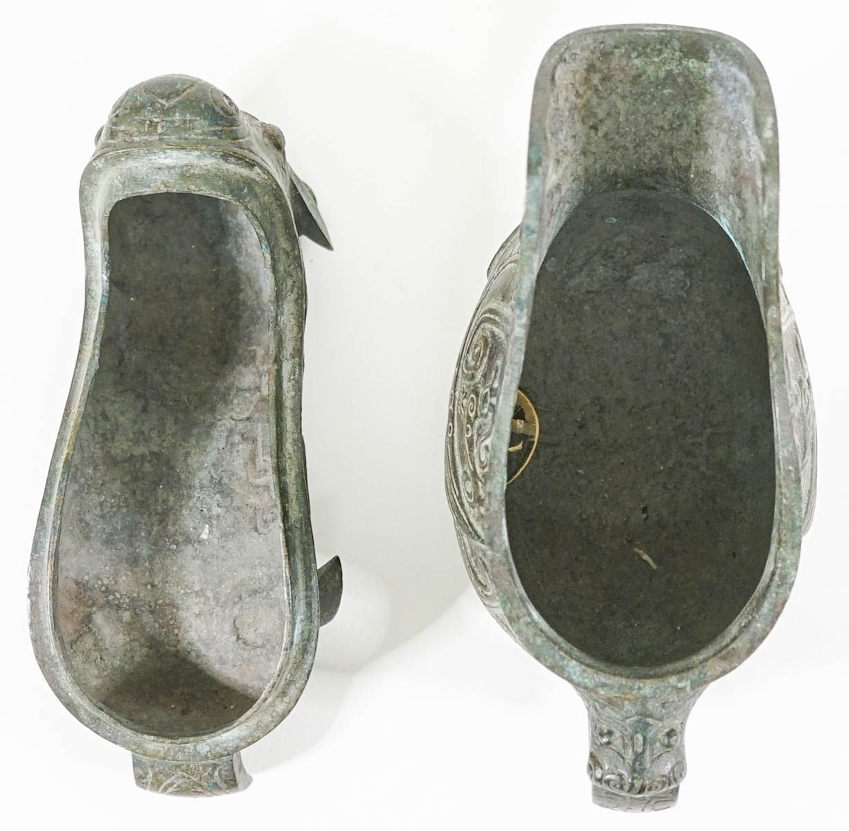 Artwork by Chinese School, A Chinese Bronze Wine Vessel Gong, Made of bronze