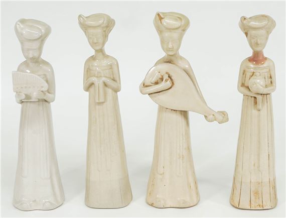 Four Chinese Mingqi Figures