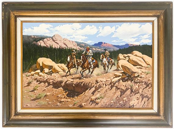 Bob Tommey (Missouri, Arkansas, b. 1928) Large O/C by Bob Tommey