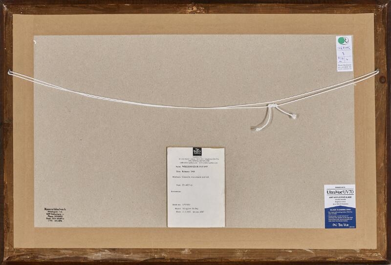 Artwork by William Gear, Untitled, Made of Mixed media on paper