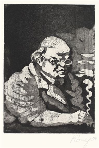 Fastnachtsspuk im Wallgäßchen by Hans Körnig, (19)54