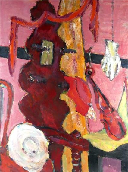 Untitled: Still Life with Violin by Clara Samuels