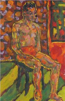 Untitled: Sitting Man - Clara Samuels