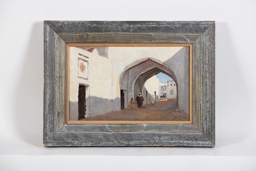 Carlos Abascal | An alley in Azemmour (1928) | MutualArt