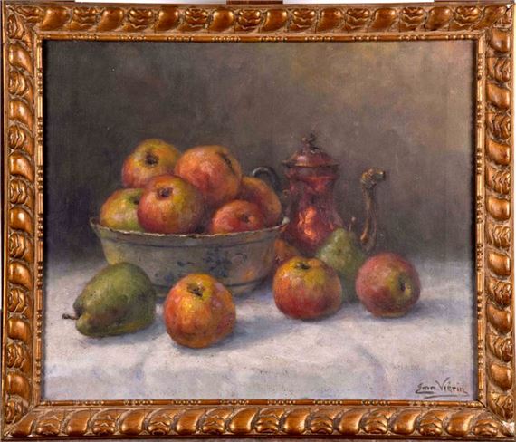 Nature morte aux pommes by Emmanuel Vierin