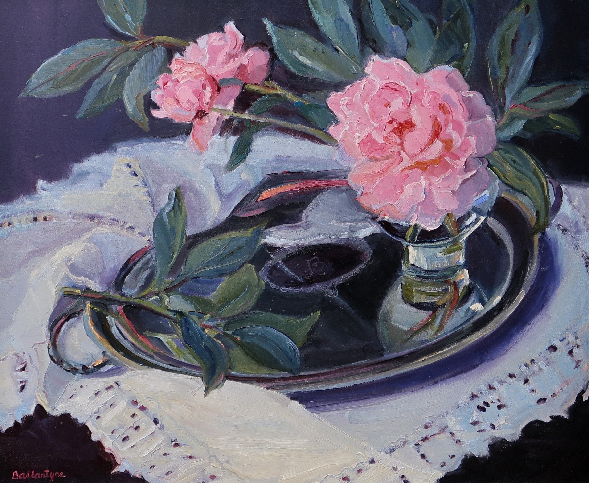 Margaret Ballantyne | SILVER AND PINK | MutualArt