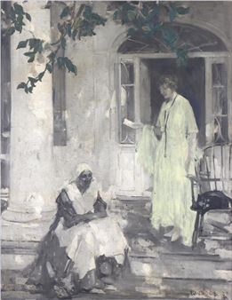 On the Front Porch - Walter Biggs