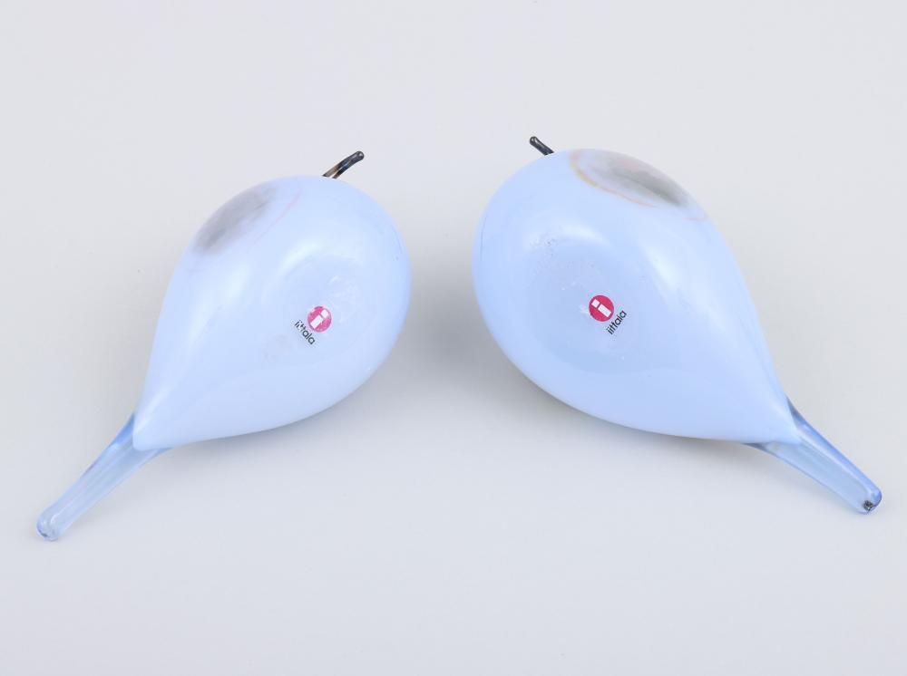 Artwork by Oiva Toikka, Collection of (8) Small Iittala Glass Birds, Made of Glass