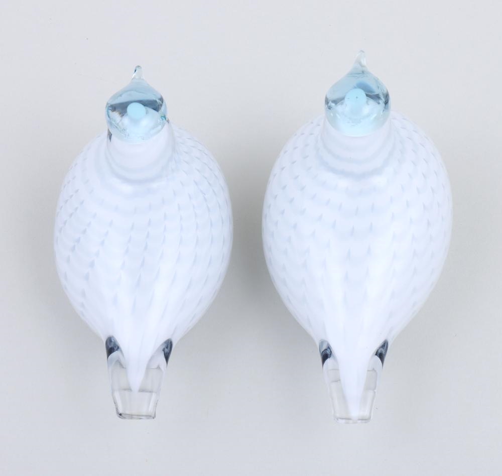 Artwork by Oiva Toikka, Collection of (8) Small Iittala Glass Birds, Made of Glass