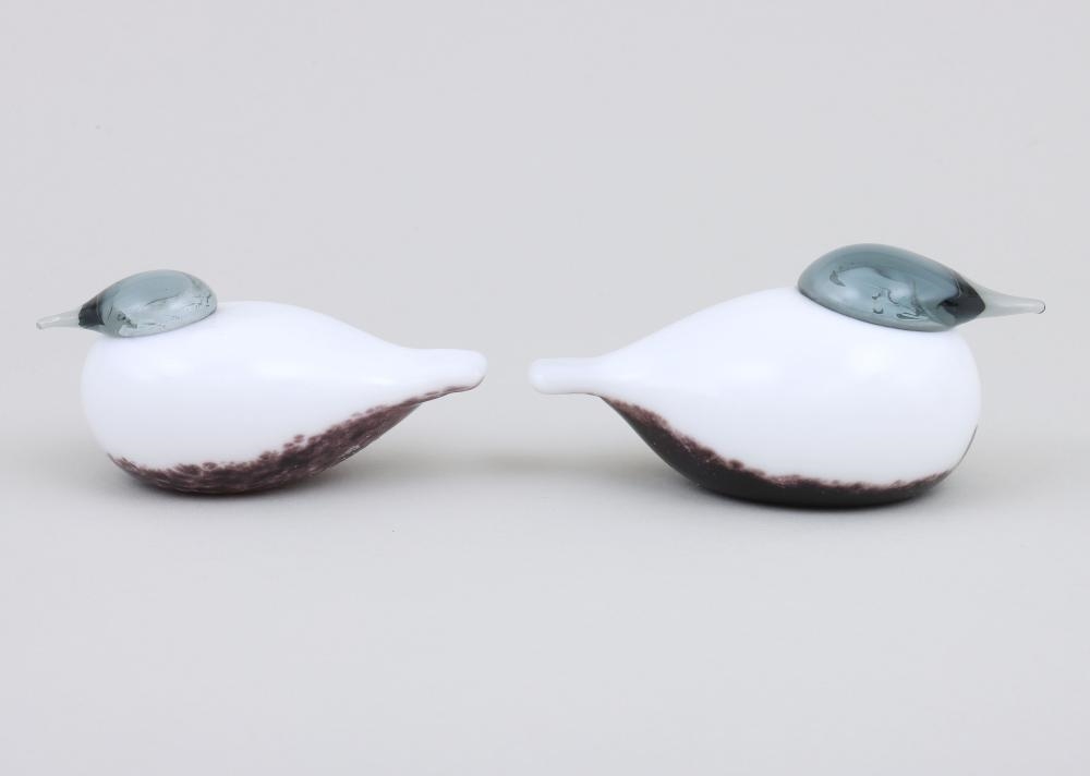 Artwork by Oiva Toikka, Collection of (8) Small Iittala Glass Birds, Made of Glass