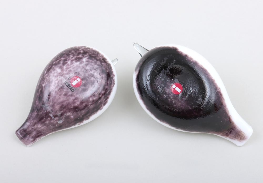 Artwork by Oiva Toikka, Collection of (8) Small Iittala Glass Birds, Made of Glass