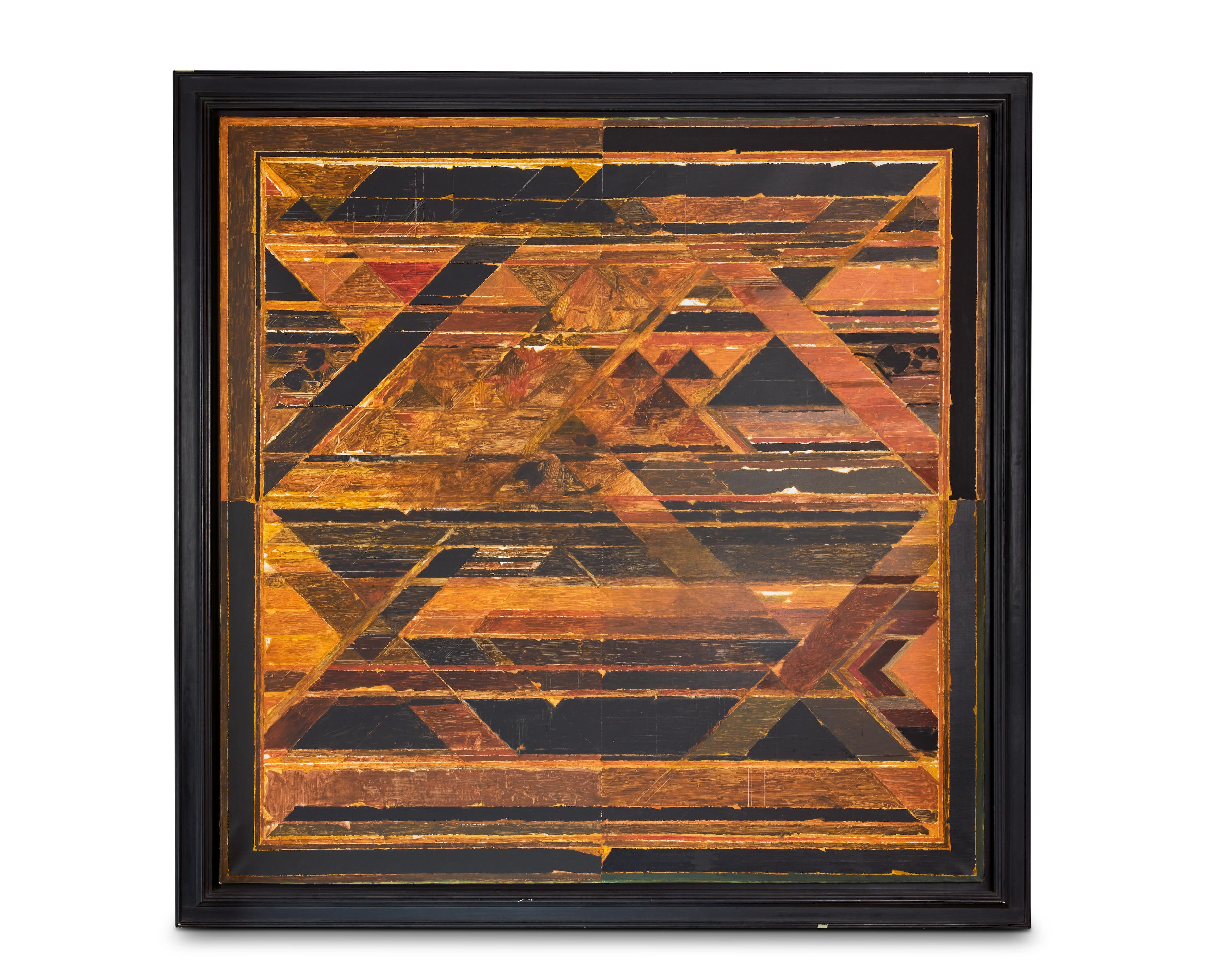 Artwork by Syed Haider Raza, La Terre, Made of acrylic on canvas