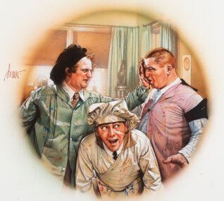 Drew Struzan | The Three Stooges (1993) | MutualArt