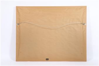 large impressionistic street scene with garden - C. Winterle Olson