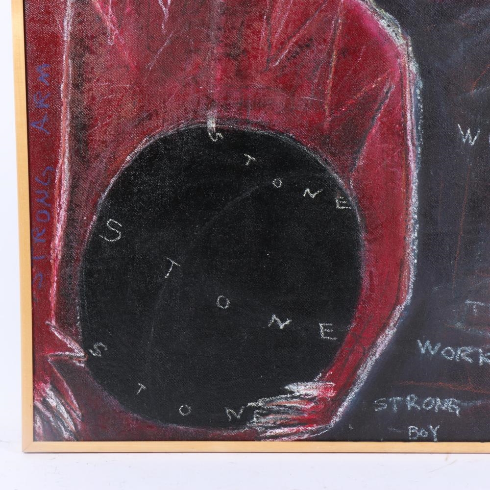 Artwork by Paul Andrew Wandless, Curious Boy, Strong Boy, Made of oil on canvas