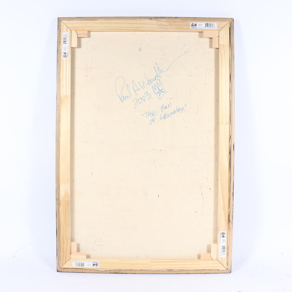 Artwork by Paul Andrew Wandless, The Fall of Geometry, 2003, Made of oil on canvas