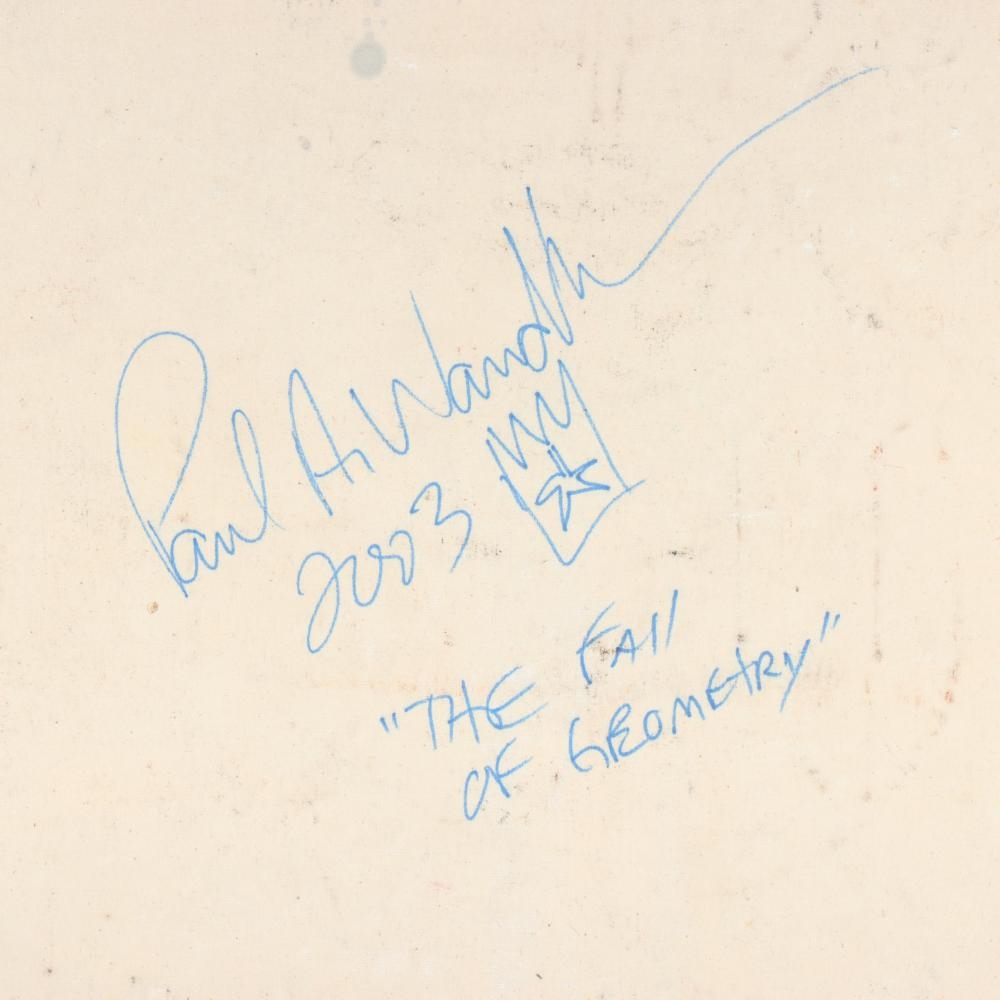 Artwork by Paul Andrew Wandless, The Fall of Geometry, 2003, Made of oil on canvas