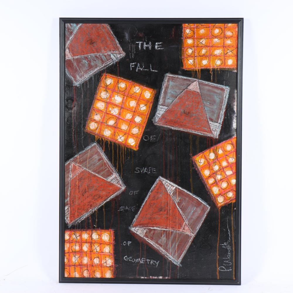 Artwork by Paul Andrew Wandless, The Fall of Geometry, 2003, Made of oil on canvas