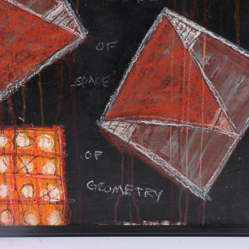 Artwork by Paul Andrew Wandless, The Fall of Geometry, 2003, Made of oil on canvas