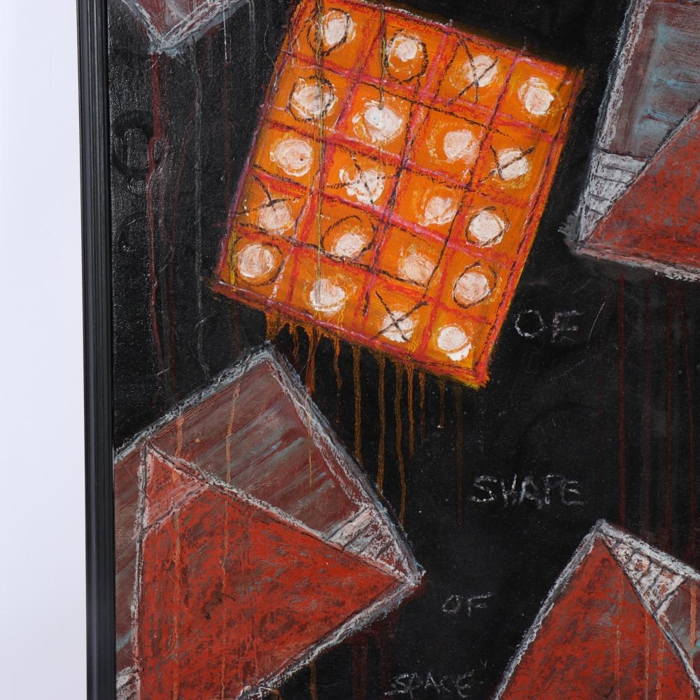 Artwork by Paul Andrew Wandless, The Fall of Geometry, 2003, Made of oil on canvas