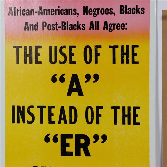The Use Of The "A" Instead of the "ER" Changes Everything!, 2004 / Black Genius is so Common These Days by Carl Pope, 2004