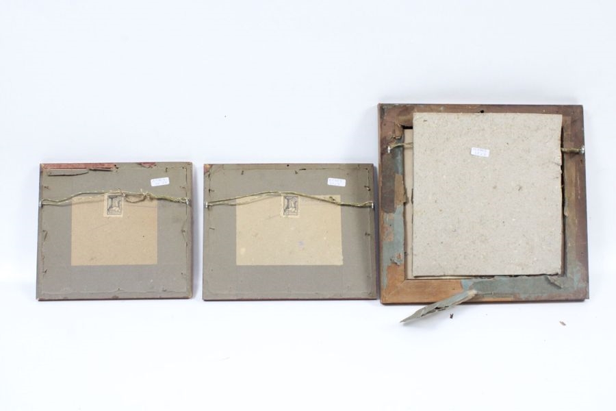 Artwork by Henry Monnier, 12 x 17 cm, 11 x 14 cm, 12, Made of Trois aquarelles sur papier