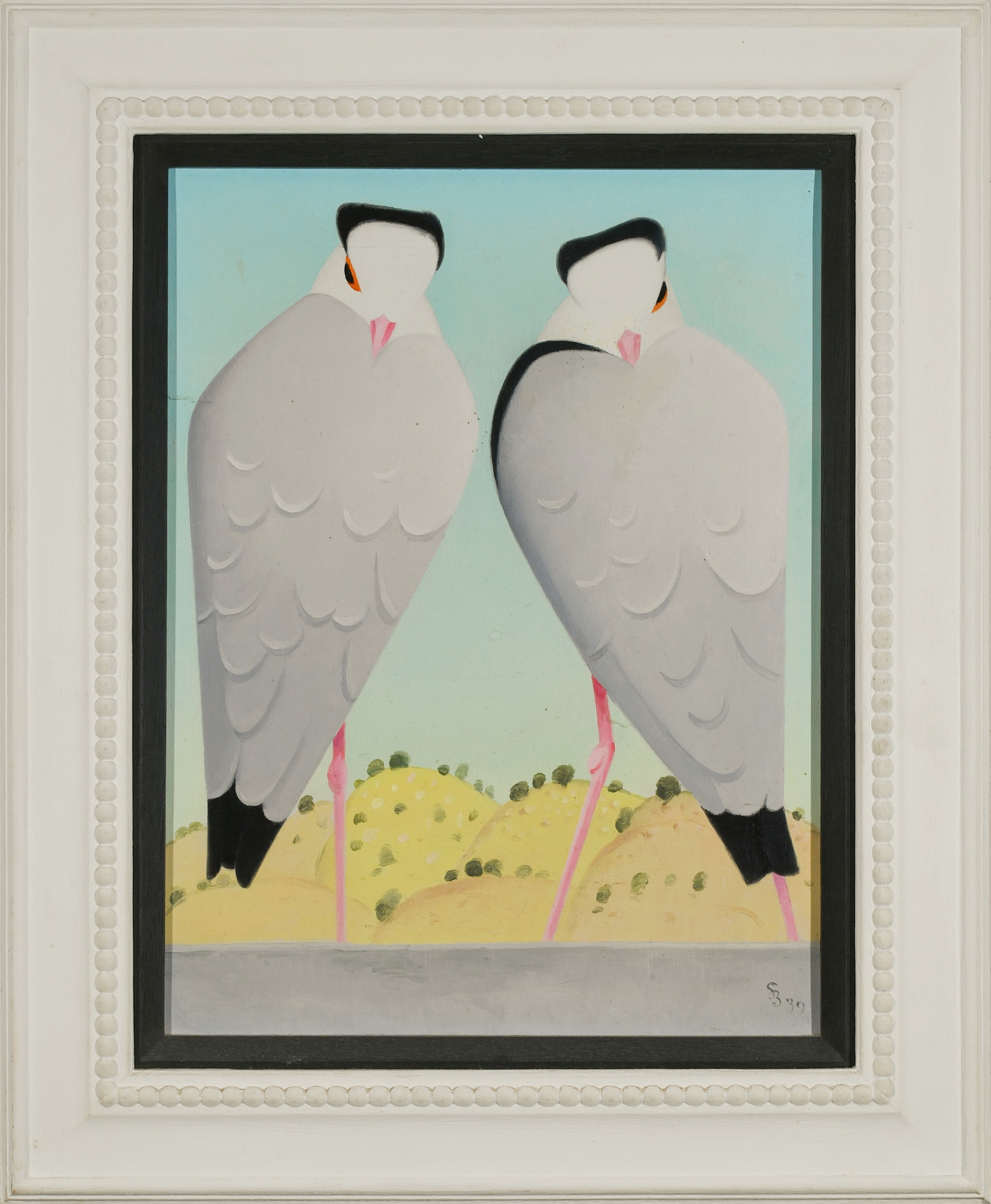 Artwork by Frenchy, Egyptian Plovers, Made of Oil on canvas