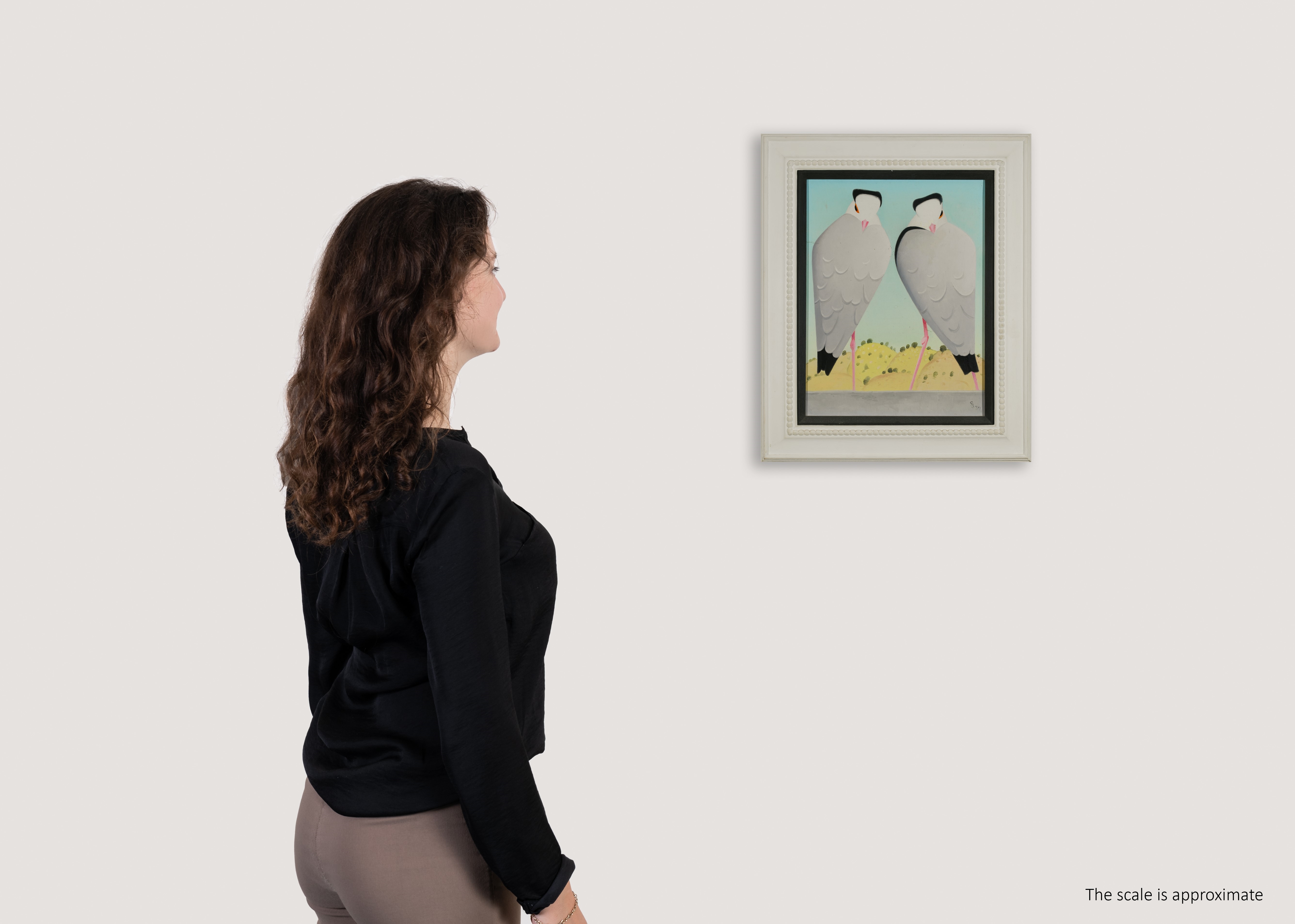 Artwork by Frenchy, Egyptian Plovers, Made of Oil on canvas